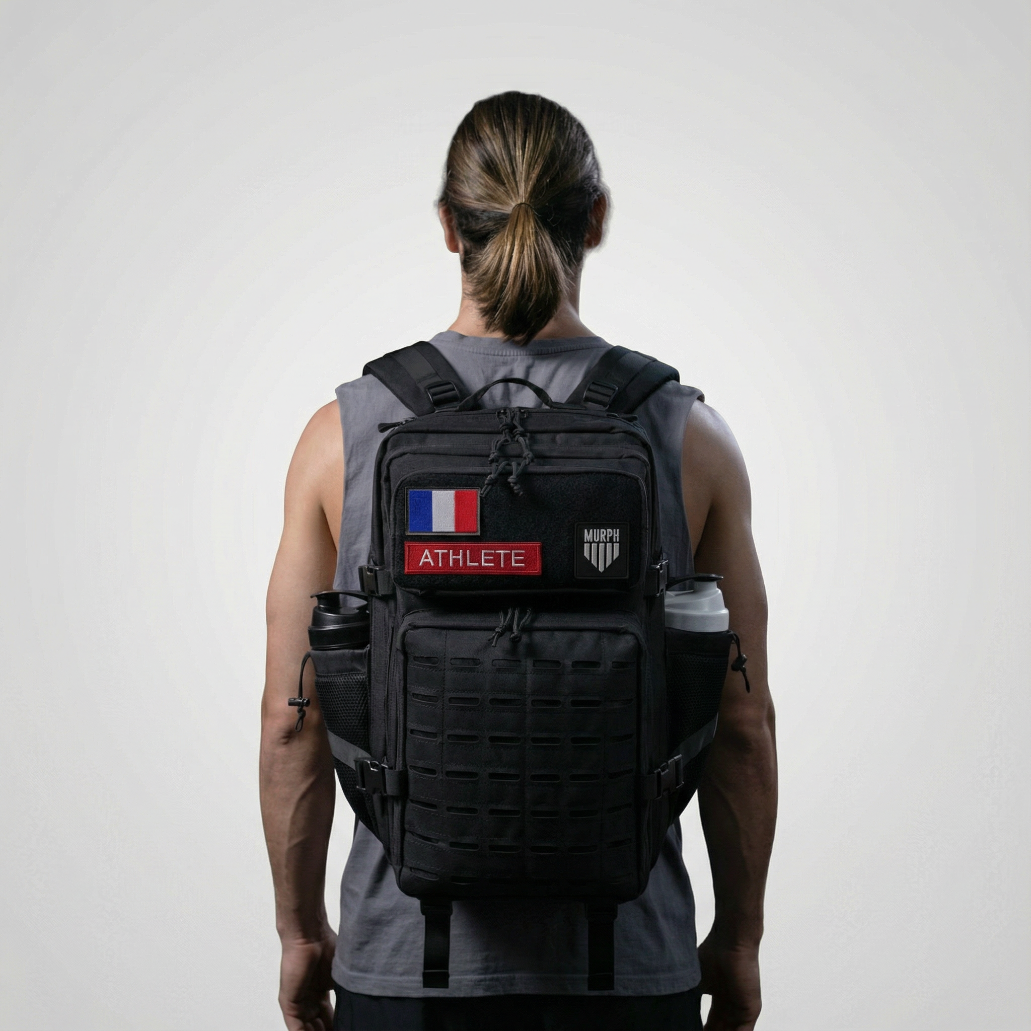 Sac à Dos CrossFit 45L Noir Hero Murph - Vue de Côté