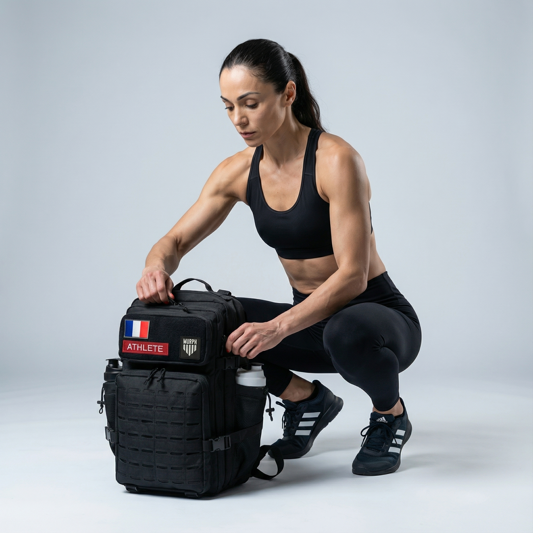Sac à Dos CrossFit 45L Noir Hero Murph - Vue Complète