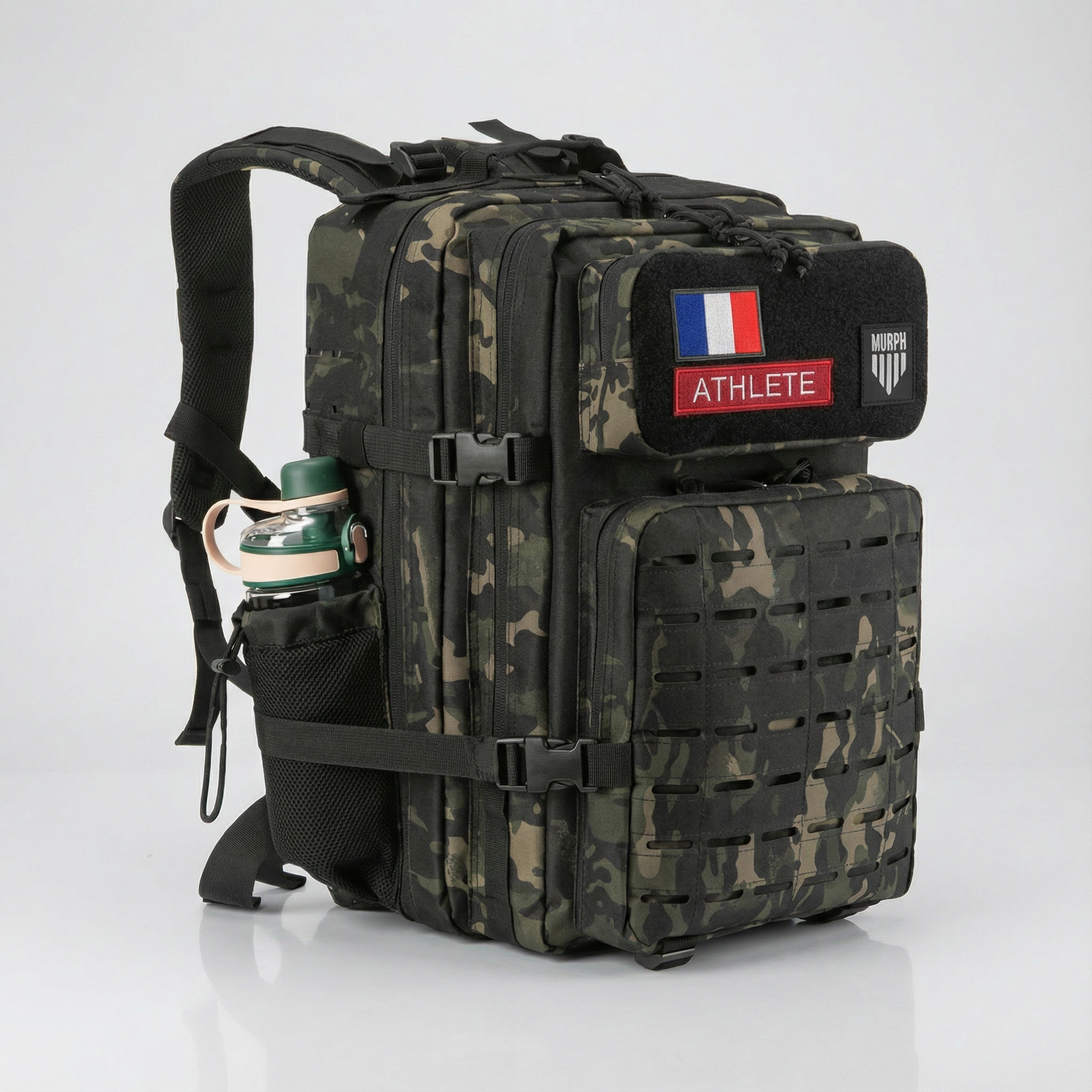 Sac à Dos CrossFit 45L Camo Hero Murph - Vue Latérale Poche