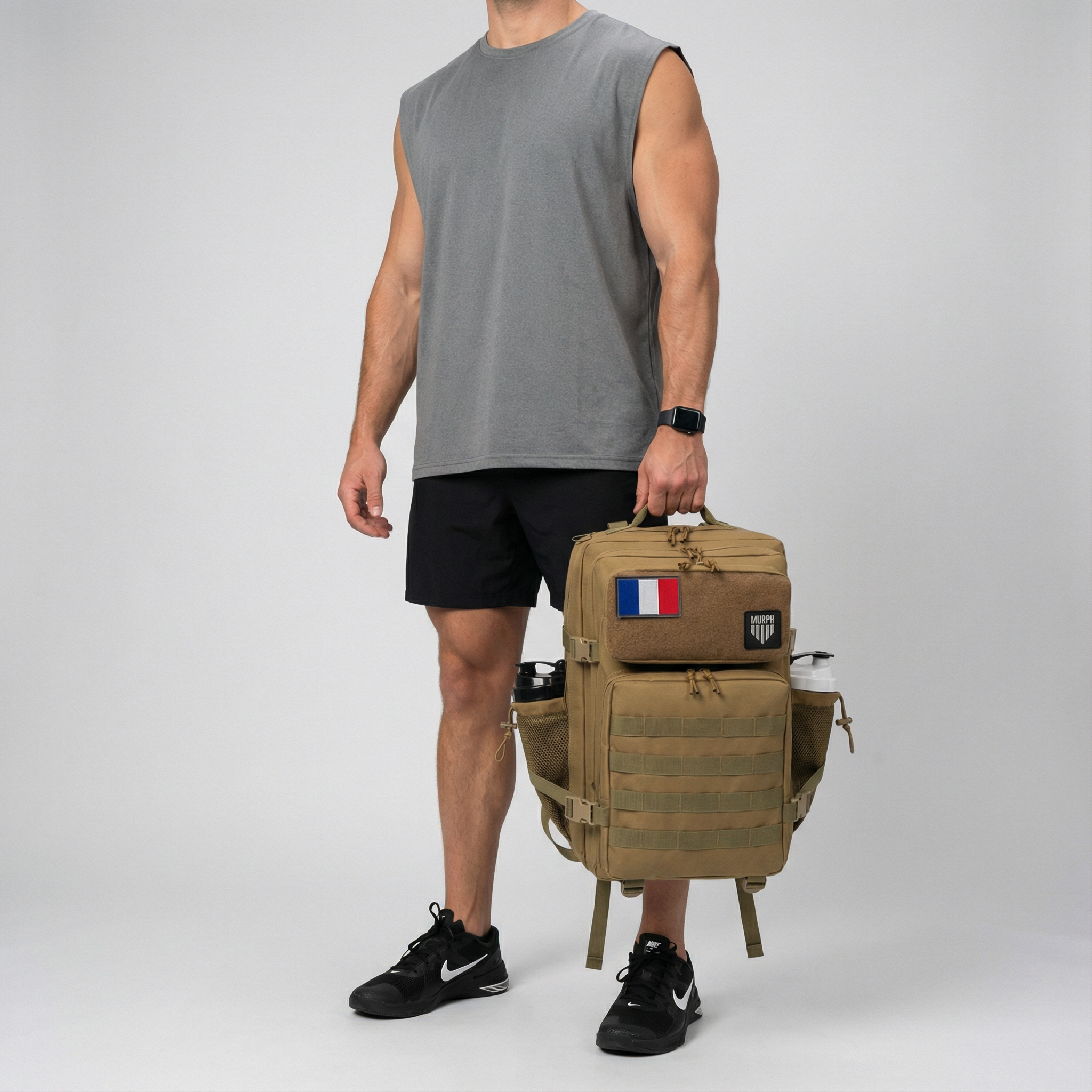 Sac à dos Tactique 45L - Marron