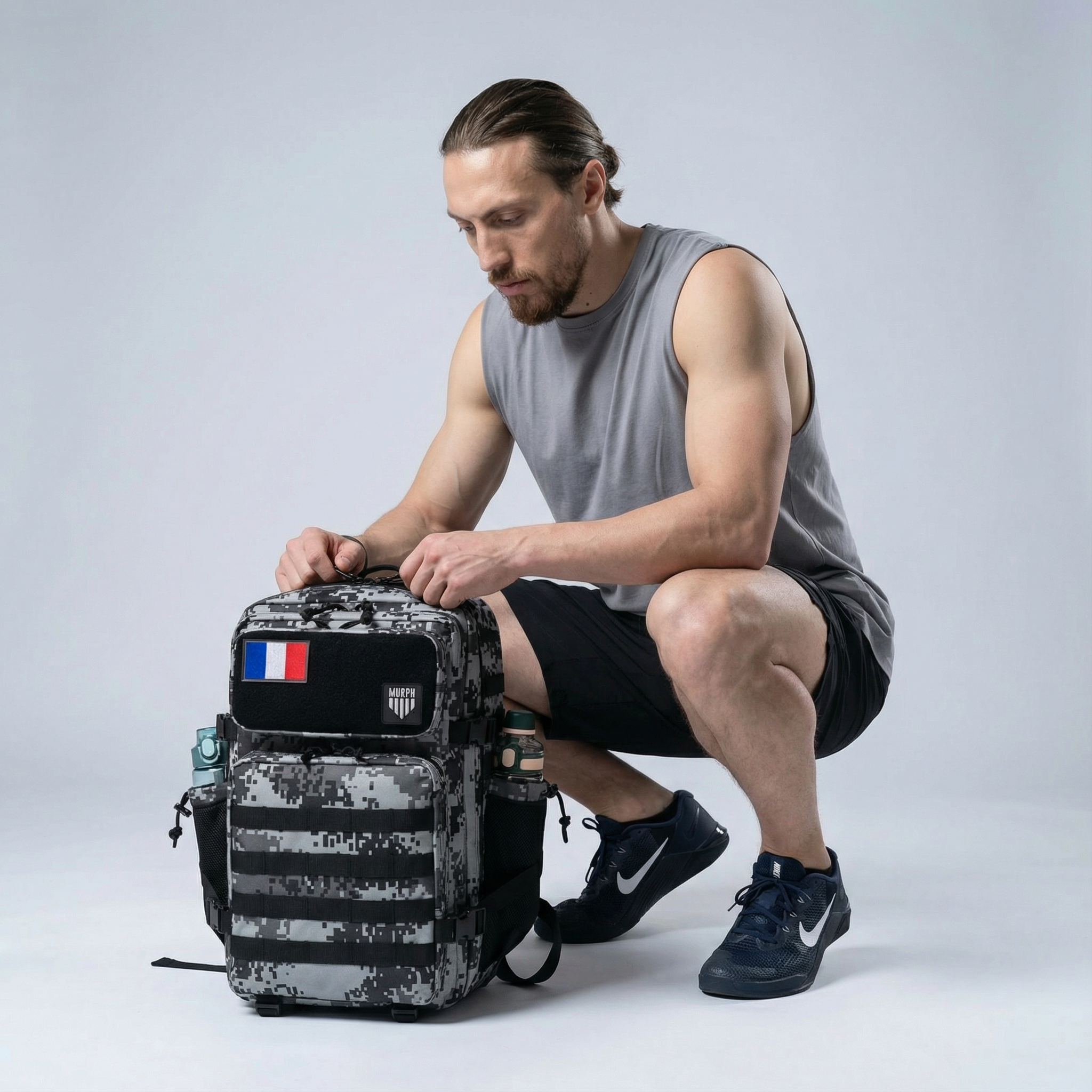 Sac à Dos 45L Gris Camo - Murph