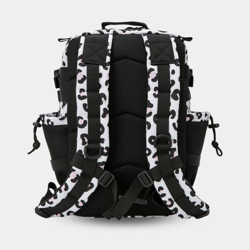 Sac à Dos CrossFit 25L Leopard Hero Murph - Vue Dos Panneau Dorsal et Bretelles Rembourrées