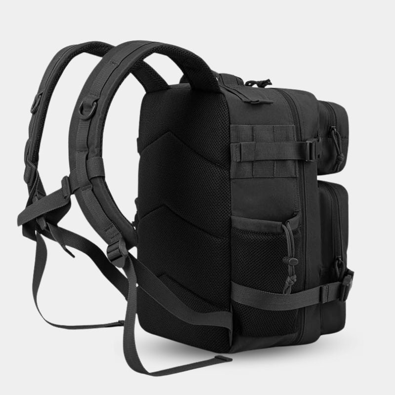 Sac à Dos CrossFit 25L Noir Hero Murph - Vue Arrière Dos Rembourré et Bretelles