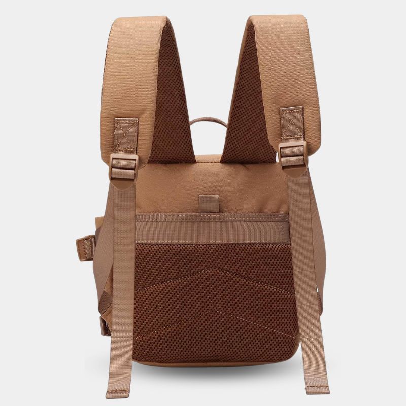 Sac à Dos Enfant 9L Marron Murph - Vue Arrière Dos Rembourré et Bretelles