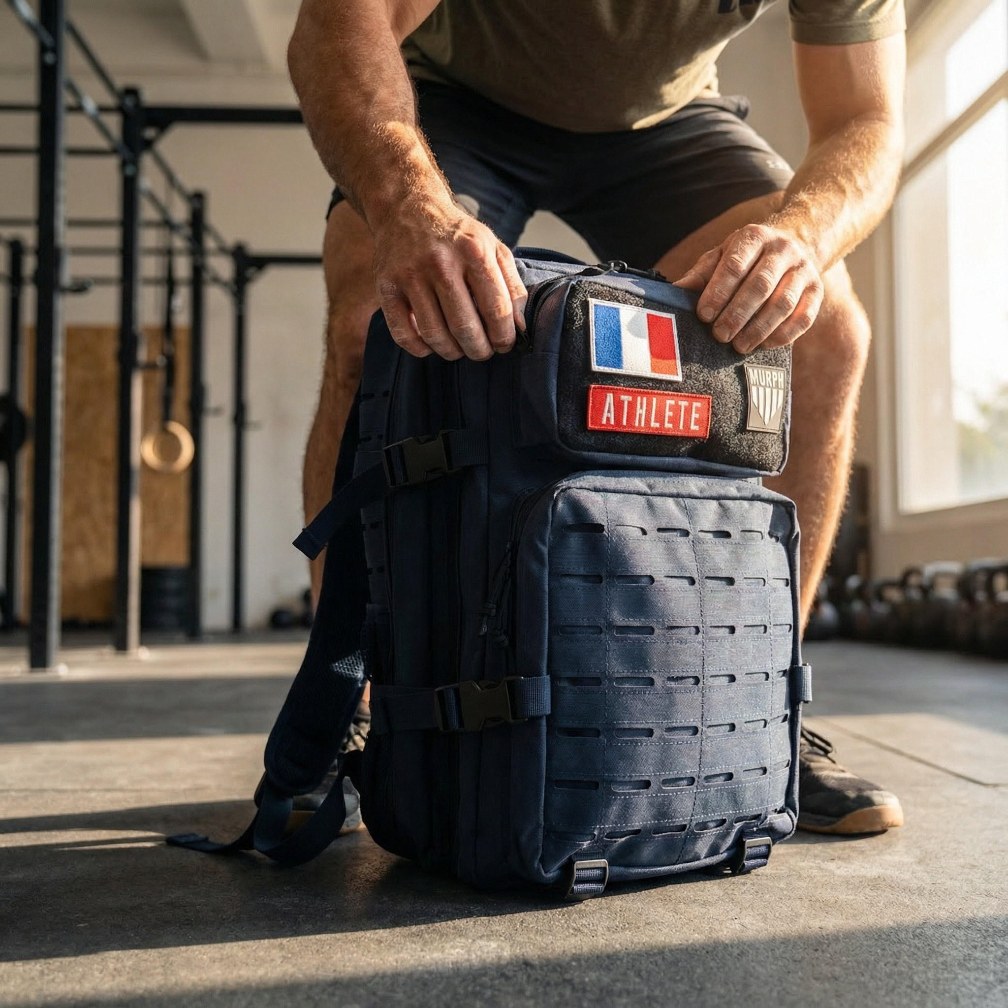 Sac à Dos Tactique 45L Hero - Bleu Marine