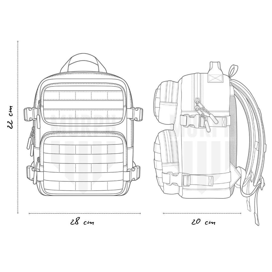 Sac à Dos Tactique Enfant 9L - Rose