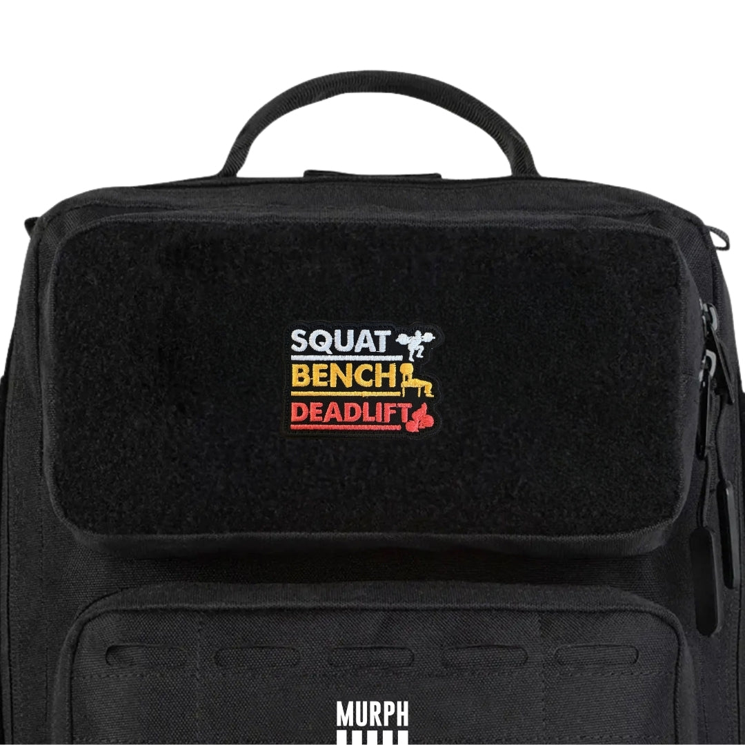 Patch Velcro Brodé - Squat Bench Deadlift