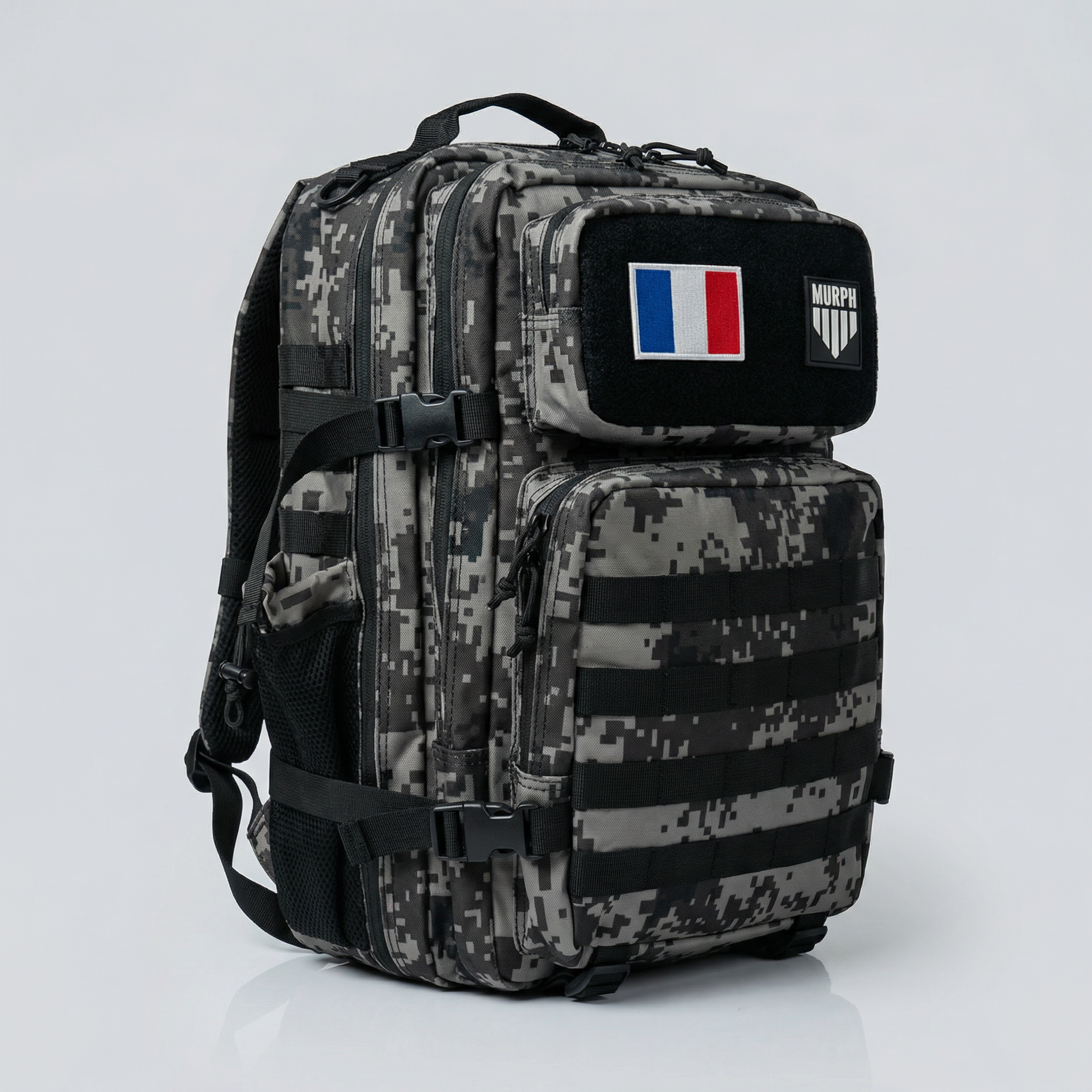 Sac à Dos Tactique 45L - Gris Camo