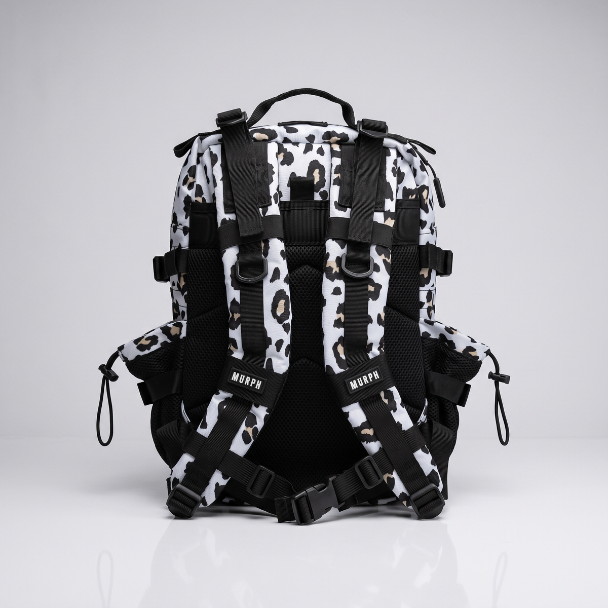 Sac à dos tactique Murph Hero 25L léopard, vue de dos avec bretelles rembourrées