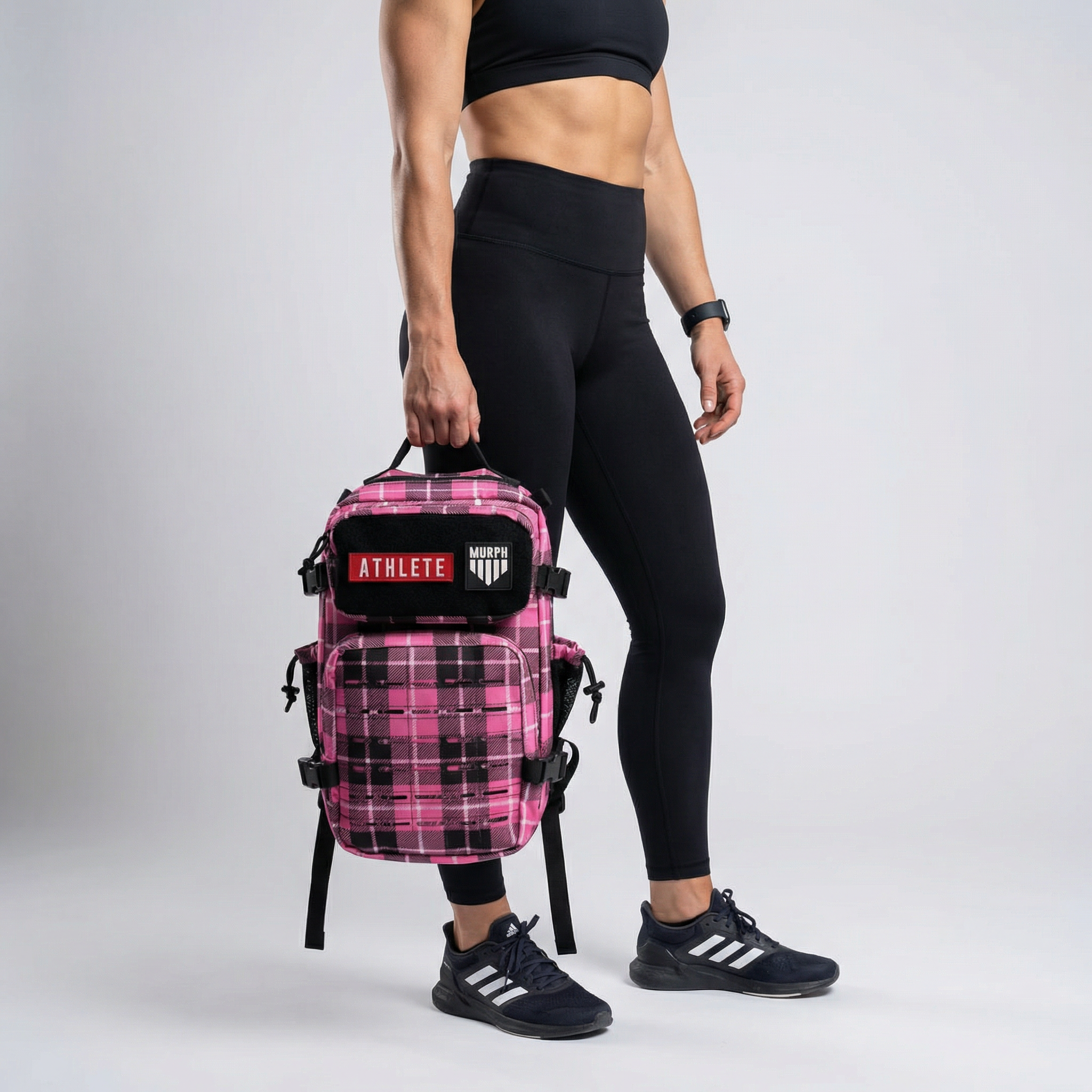 Sac à Dos Tactique 25L Hero - Rose Ecossais