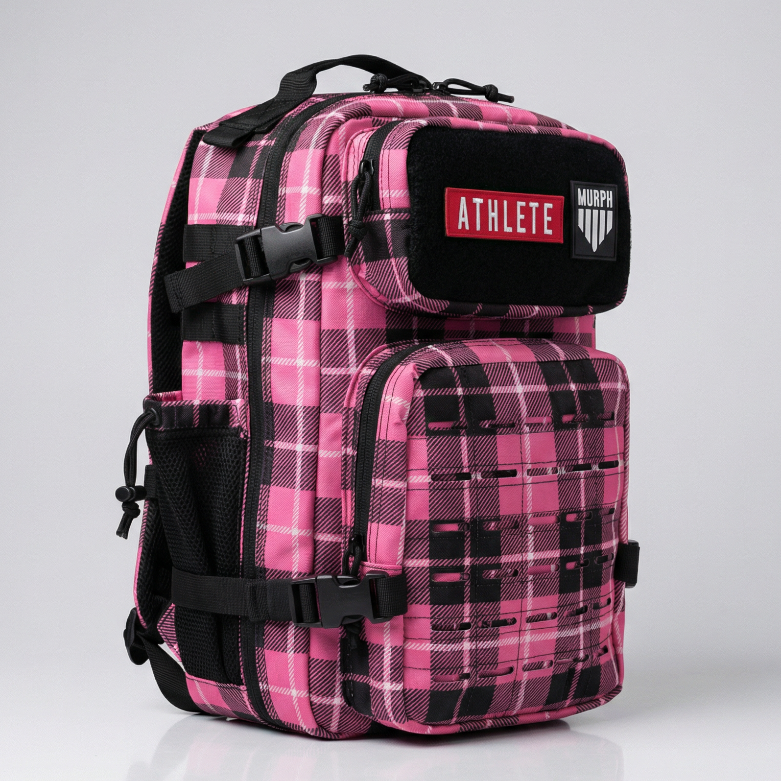 Sac à Dos Tactique 25L Hero - Rose Ecossais