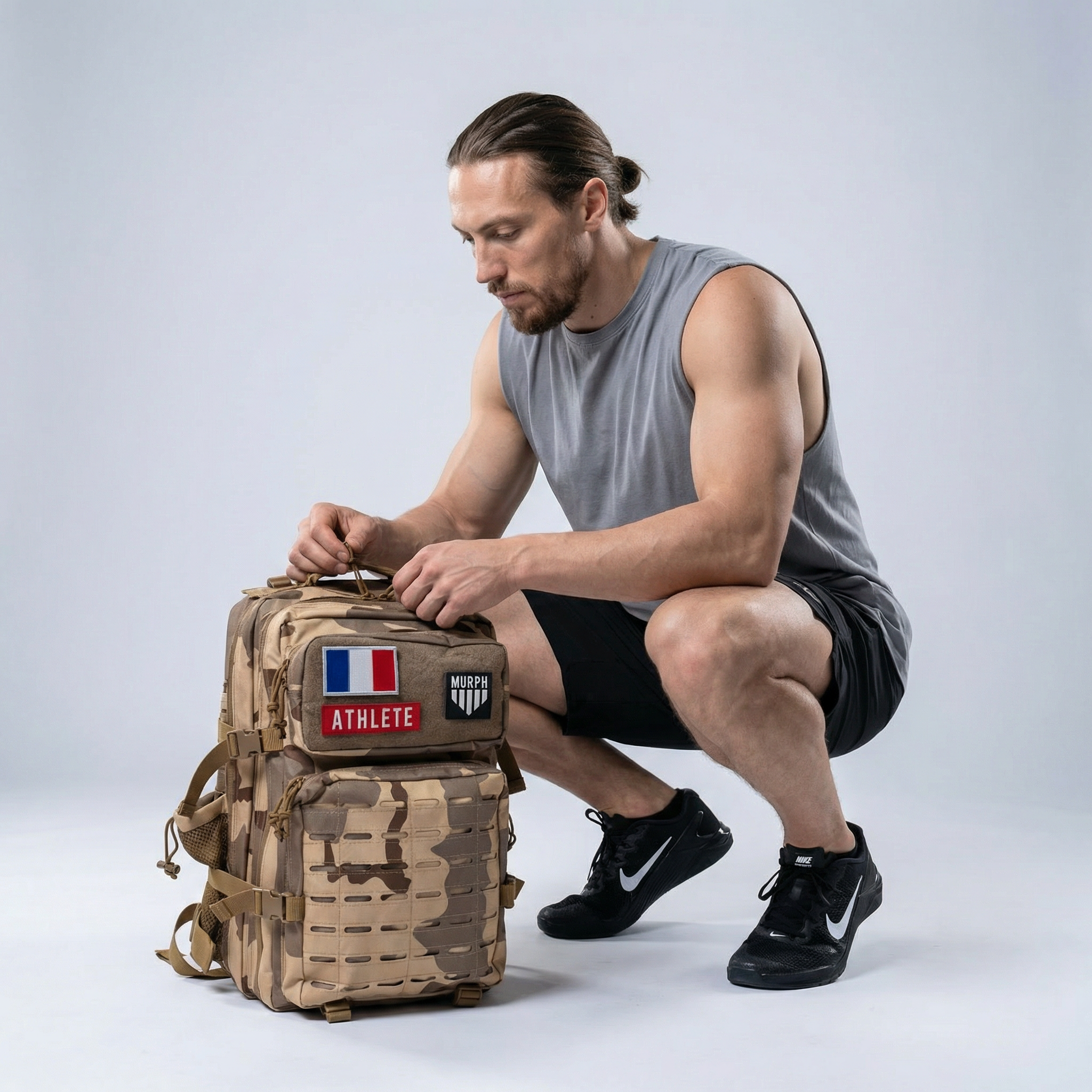 Sac à Dos Tactique 45L Hero - Camo Désert
