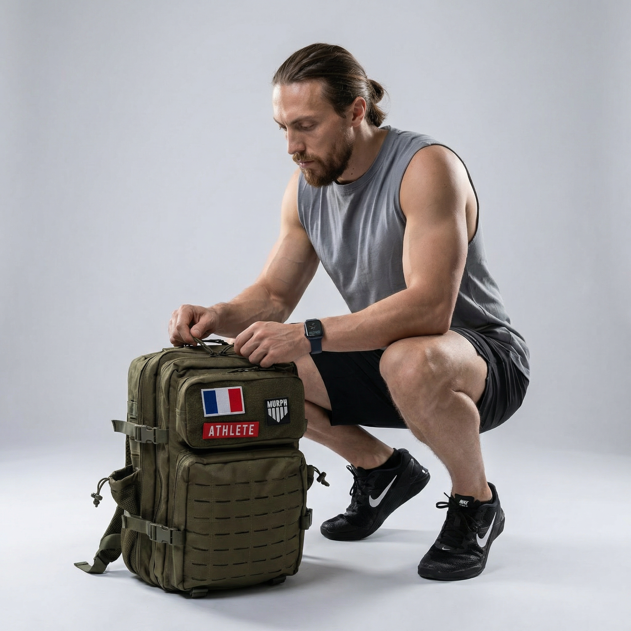 Sac à Dos Tactique 45L Hero - Kaki