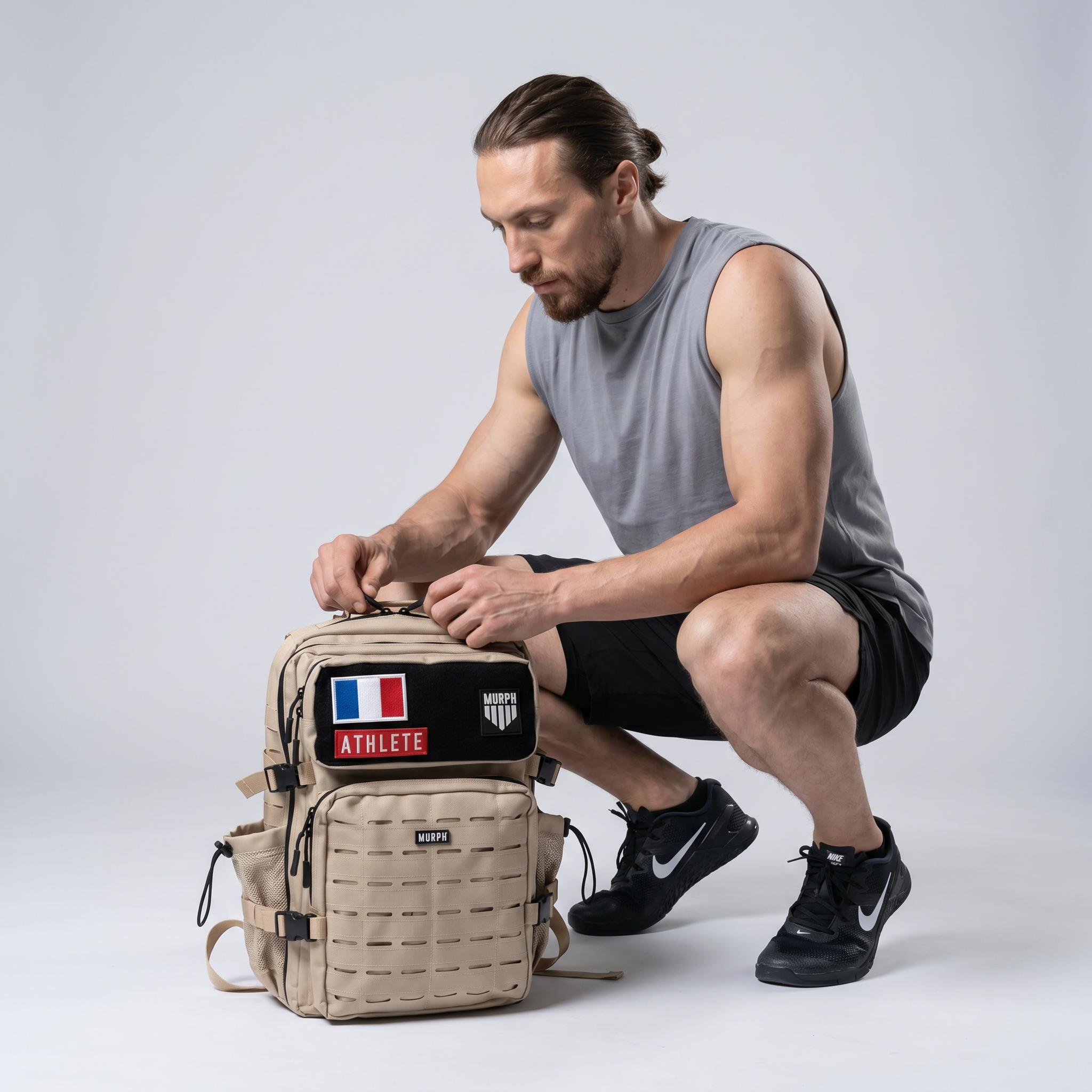 Sac à Dos Tactique 45L Hero - Sable