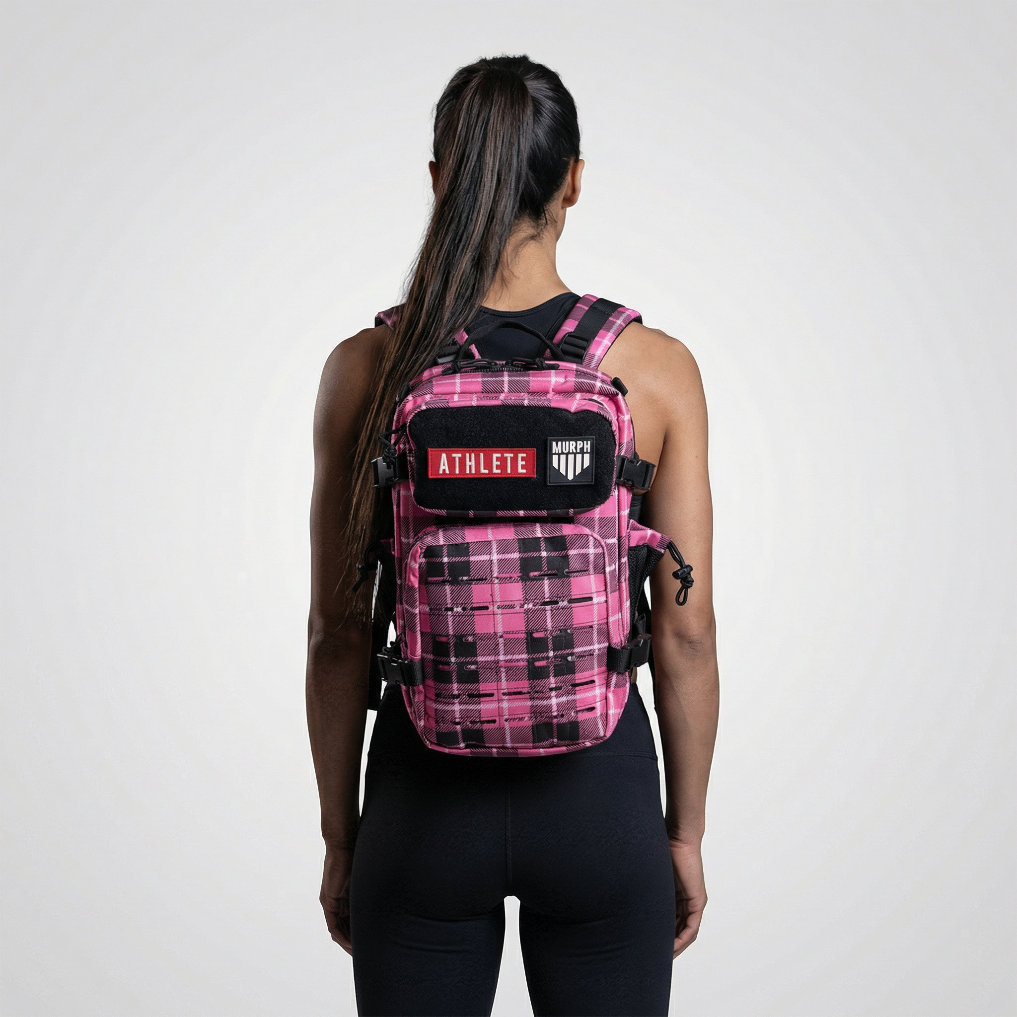 Sac à Dos Tactique 25L Hero - Rose Ecossais