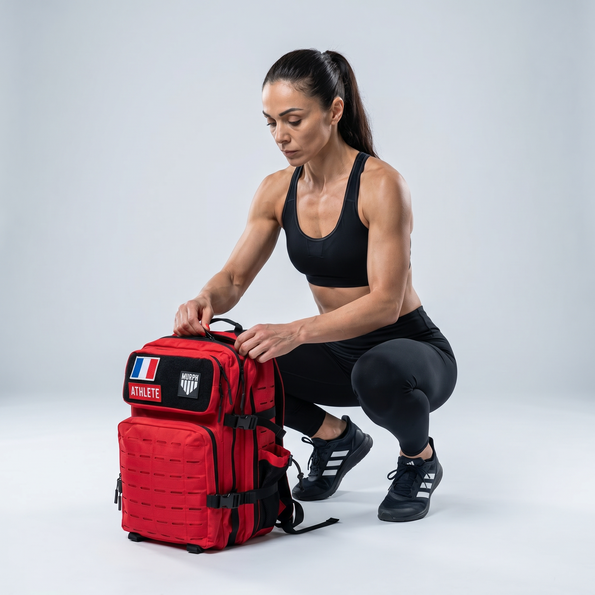 Sac à Dos Tactique 45L Hero - Rouge