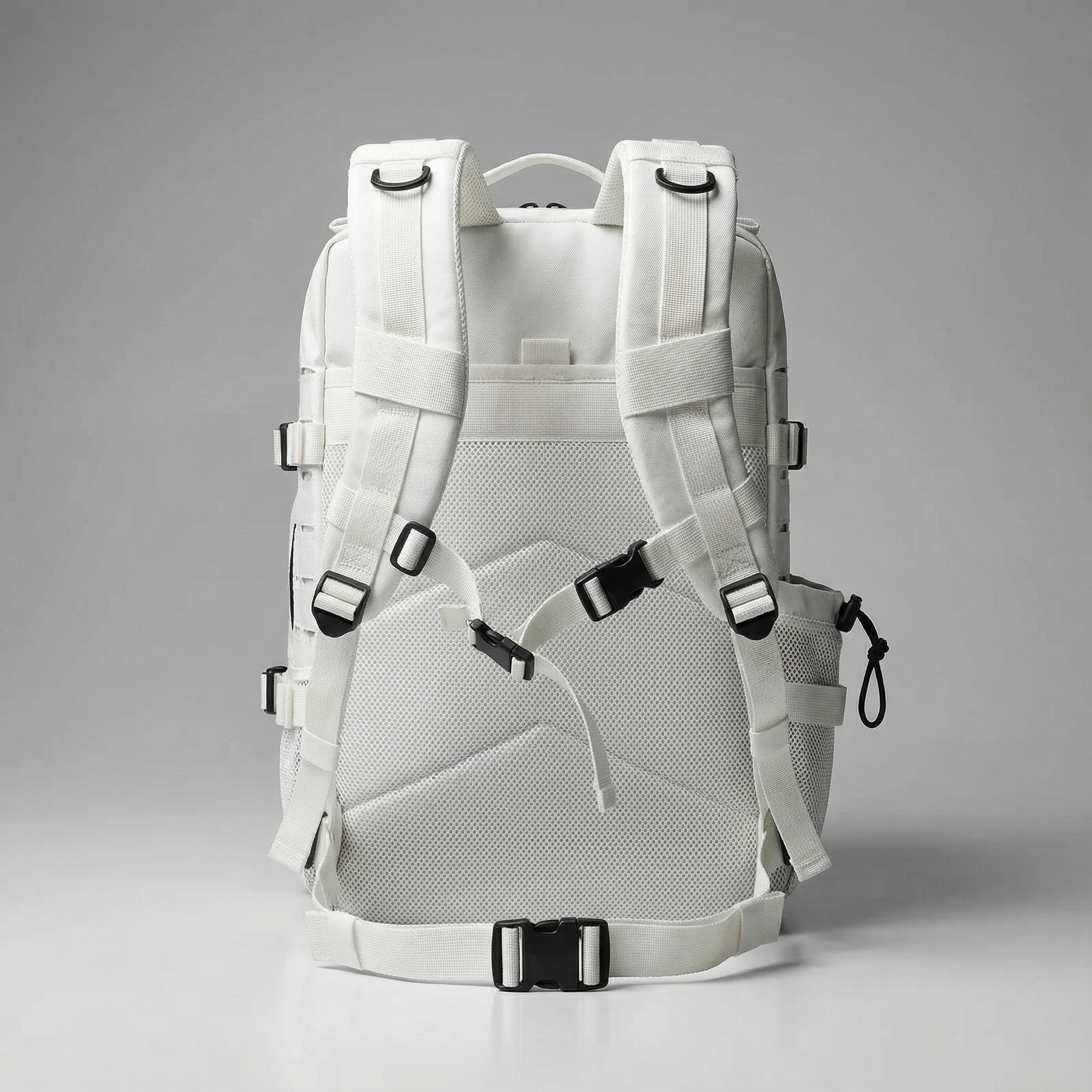 Sac à Dos CrossFit 45L Blanc Hero Murph - Vue Arrière Bretelles