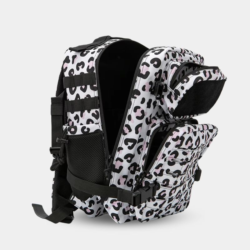 Sac à Dos CrossFit 25L Leopard Hero Murph - Vue Ouverte Compartiments Internes