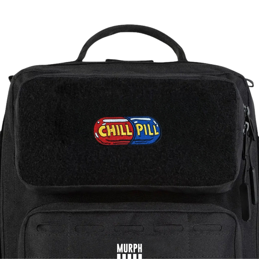 Patch Velcro Brodé - Chill Pill