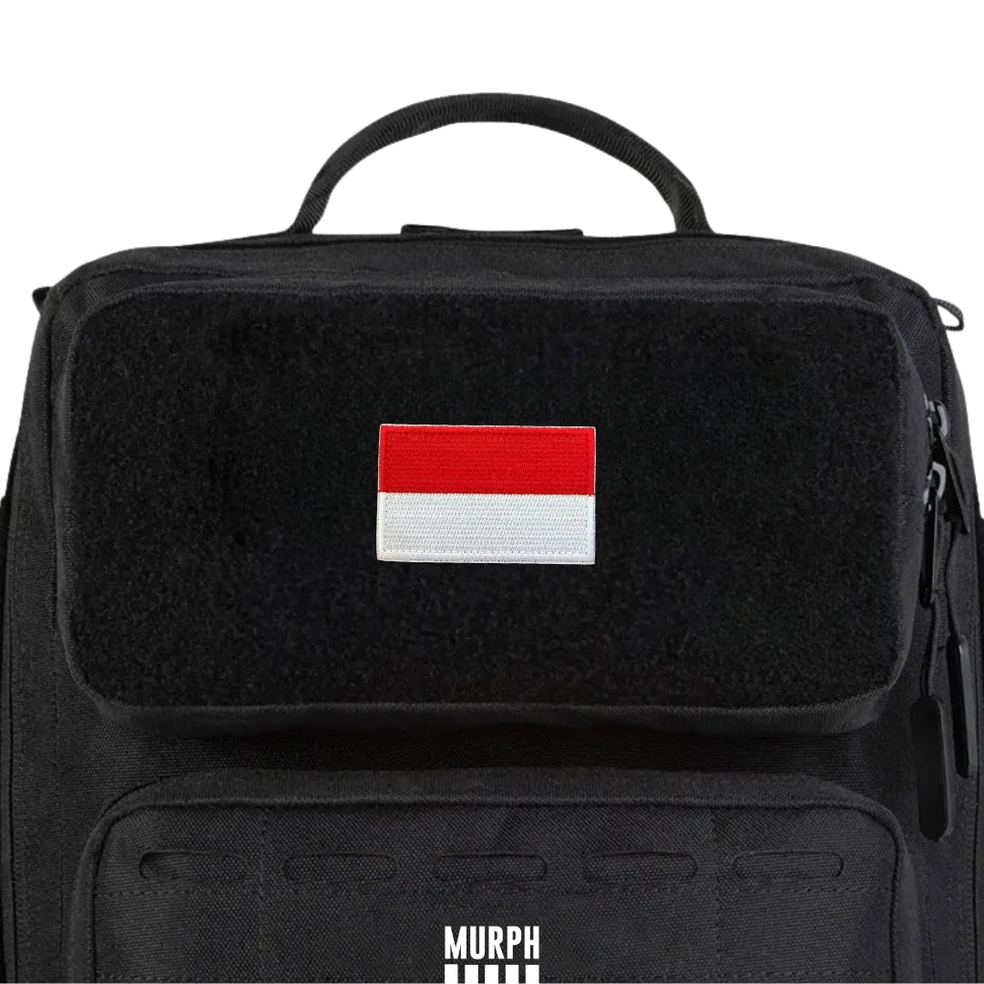 Patch Velcro - Drapeau Monaco