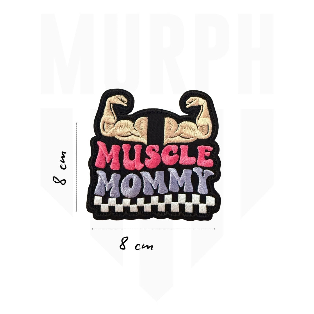 Patch Velcro Brodé - Muscle Mommy