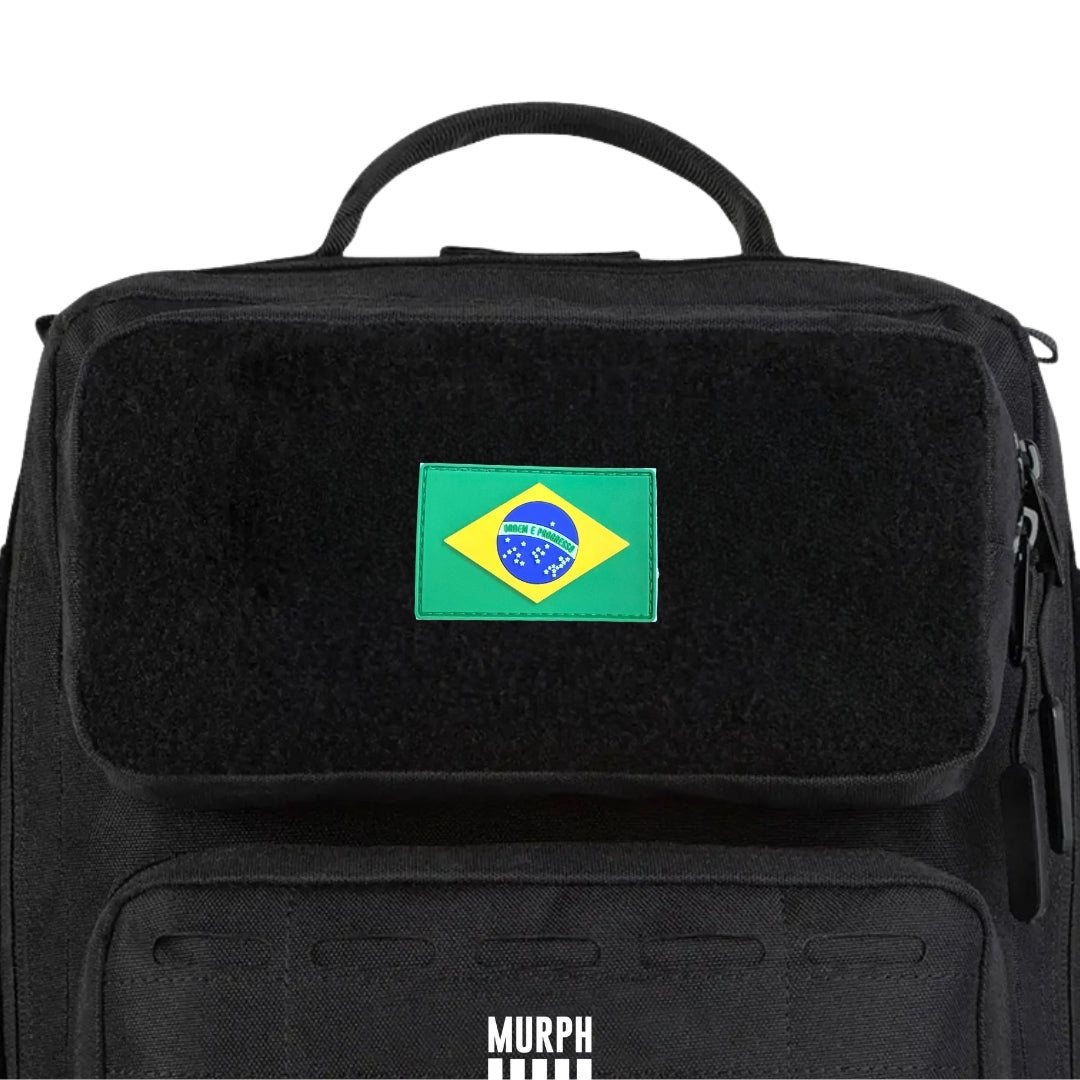 Patch Velcro - Drapeau Brésil PVC