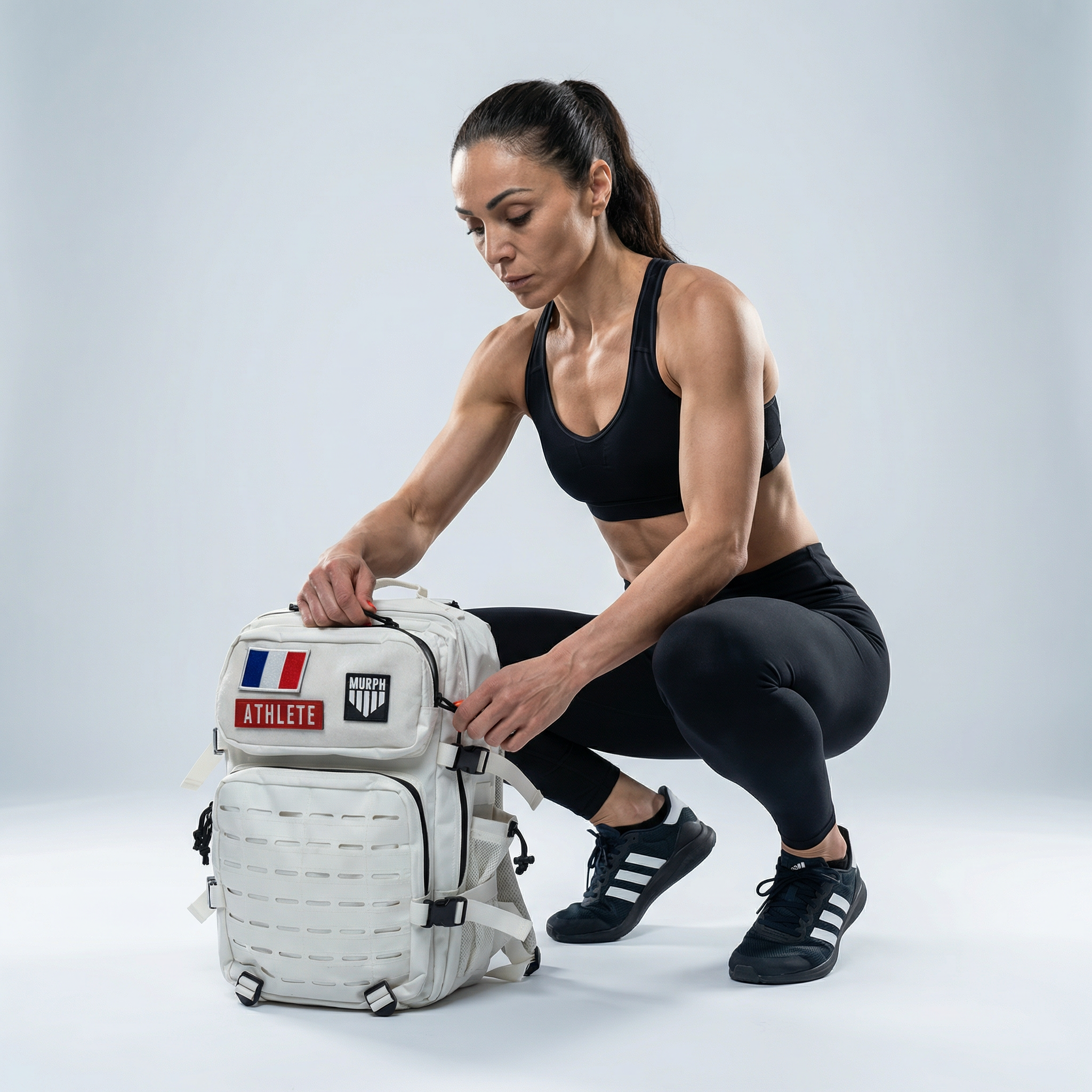 Sac à Dos Tactique 45L Hero - Blanc