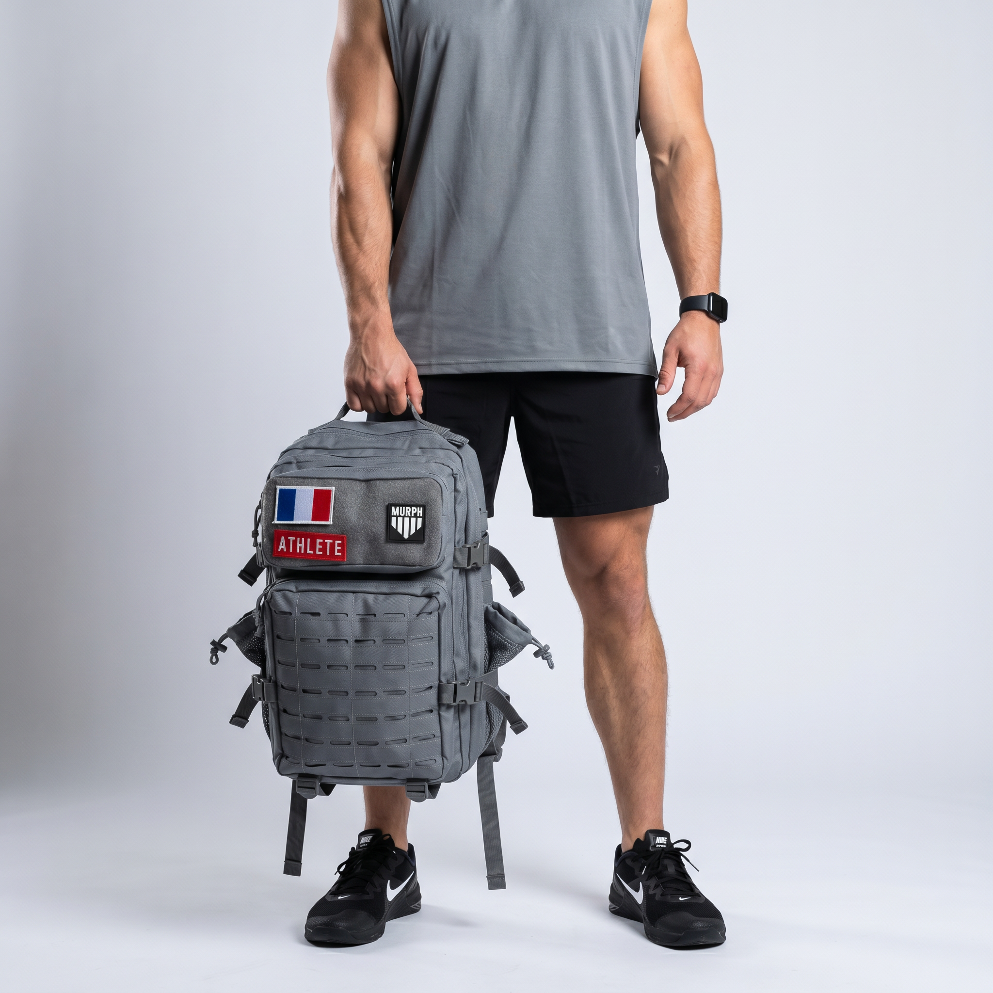 Sac à Dos Tactique 45L Hero - Gris