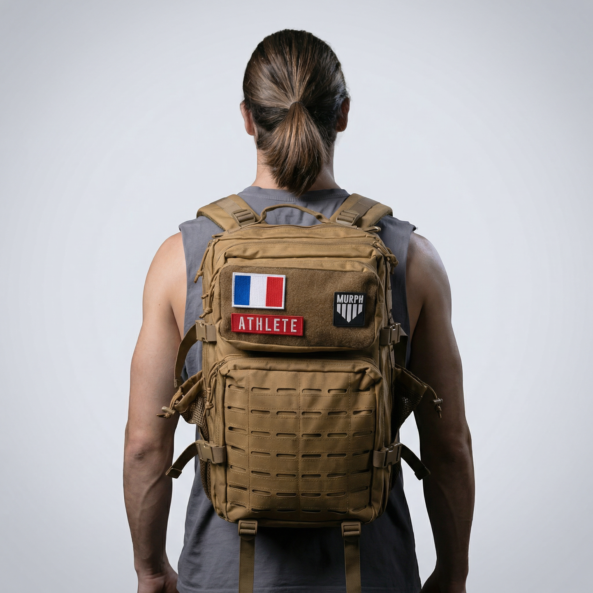 Sac à Dos Tactique 45L Hero  - Marron
