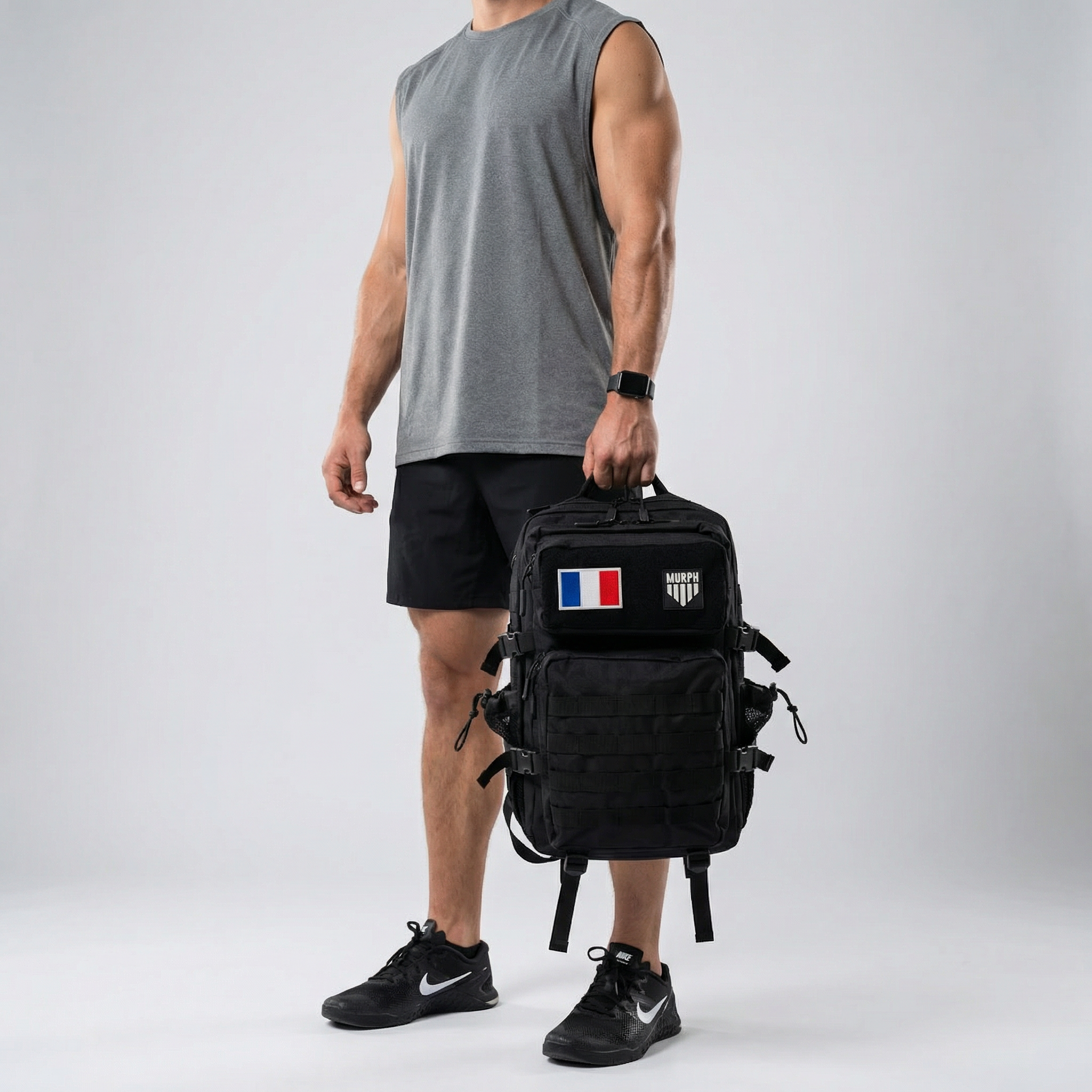 Sac à Dos Tactique 45L - Noir