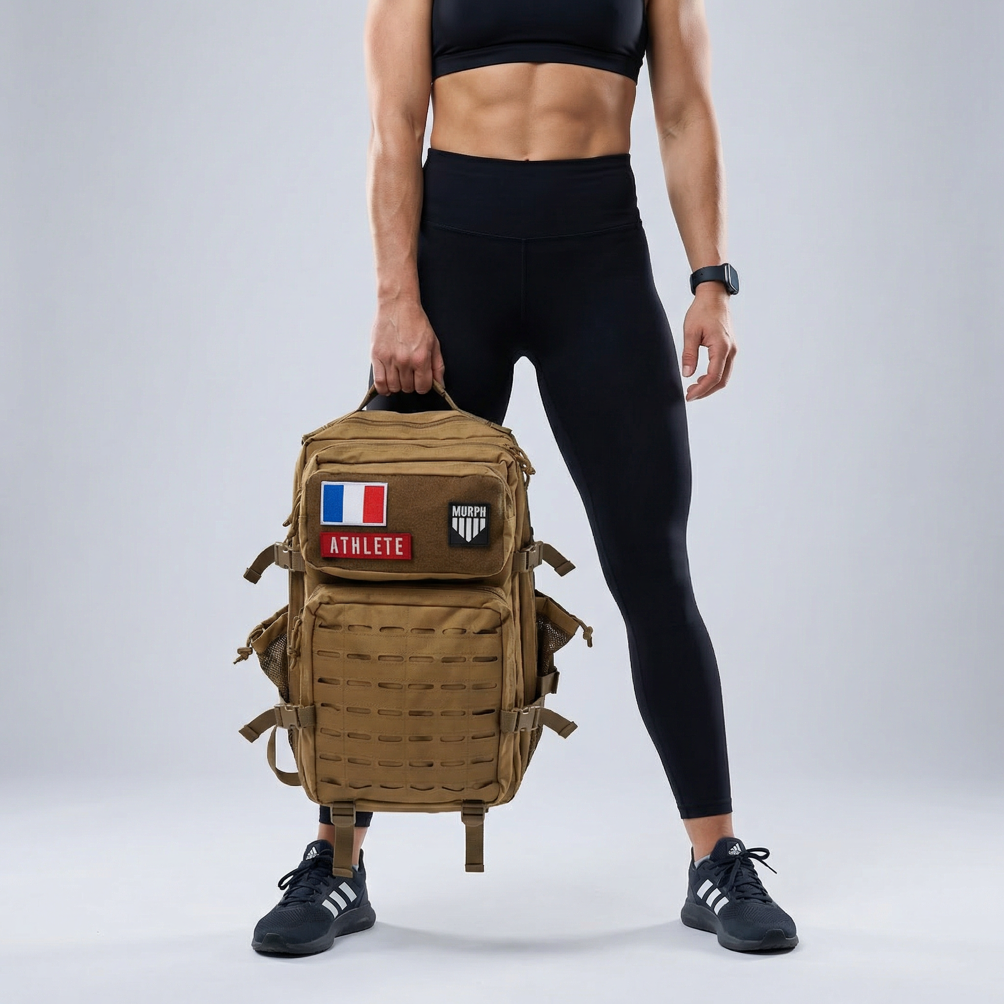 Sac à Dos Tactique 45L Hero  - Marron