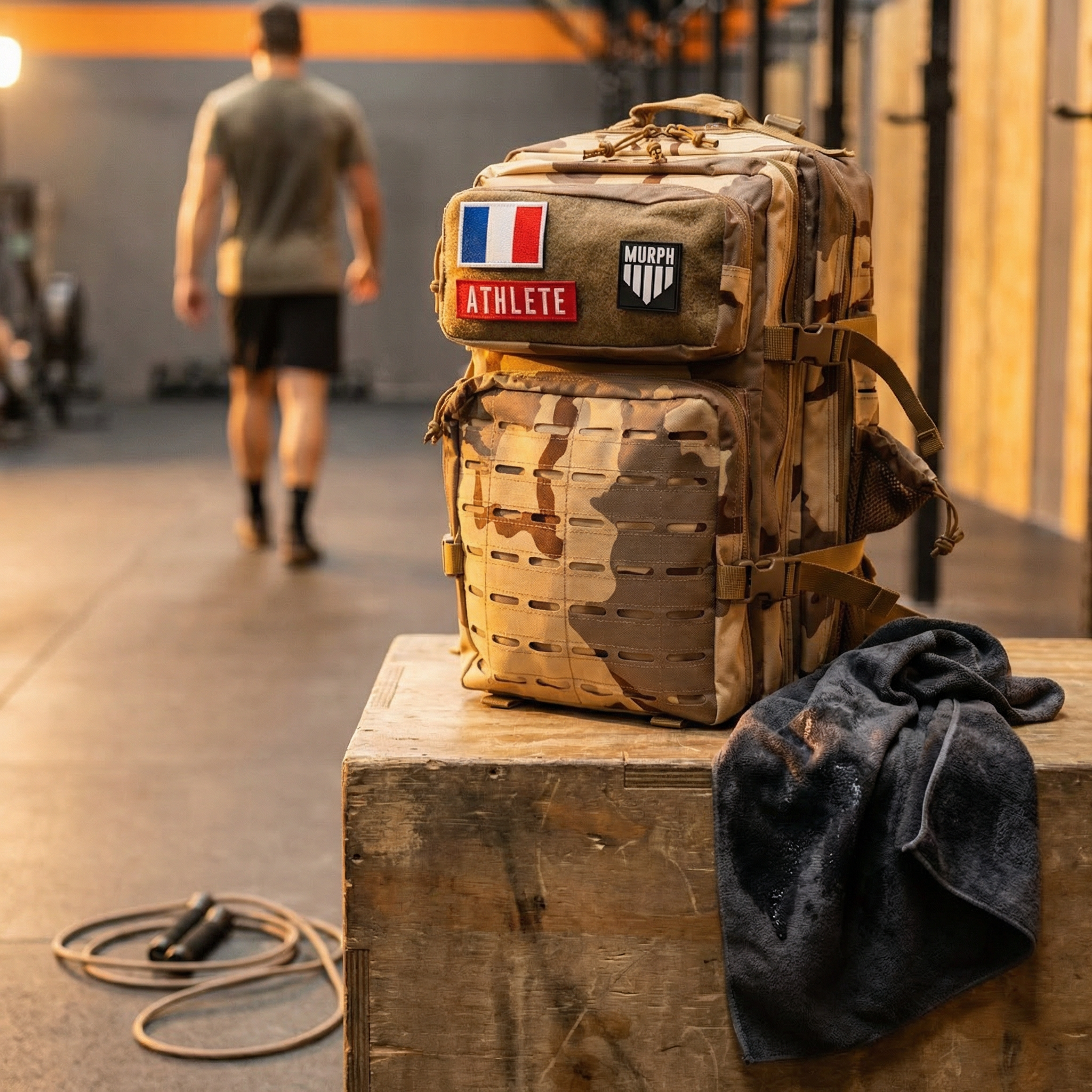 Sac à Dos Tactique 45L Hero - Camo Désert