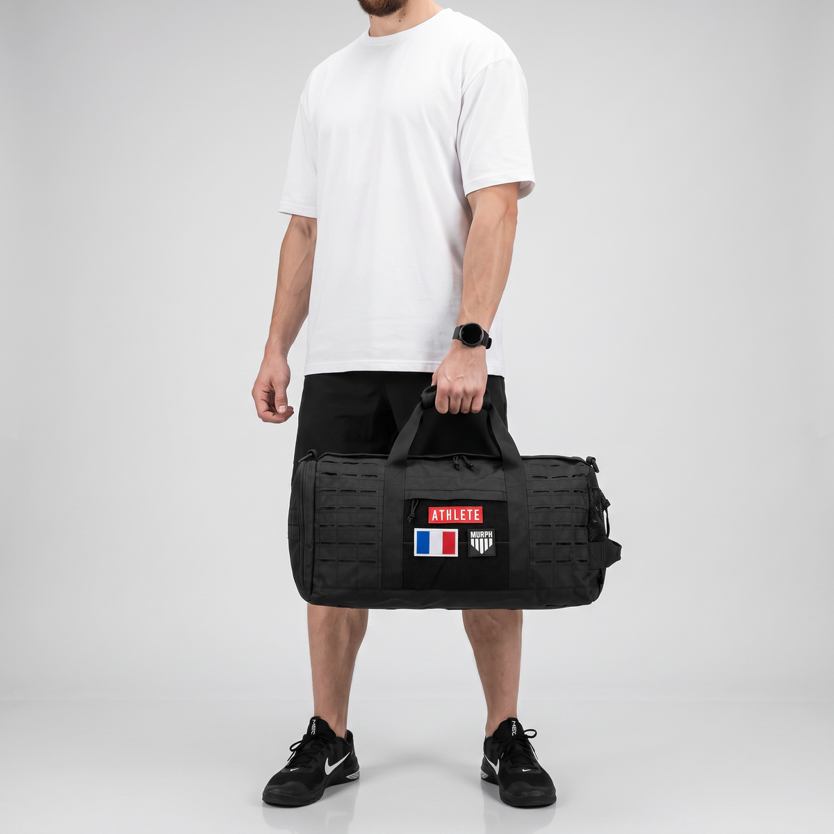 Sac Polochon Tactique 35L - Noir
