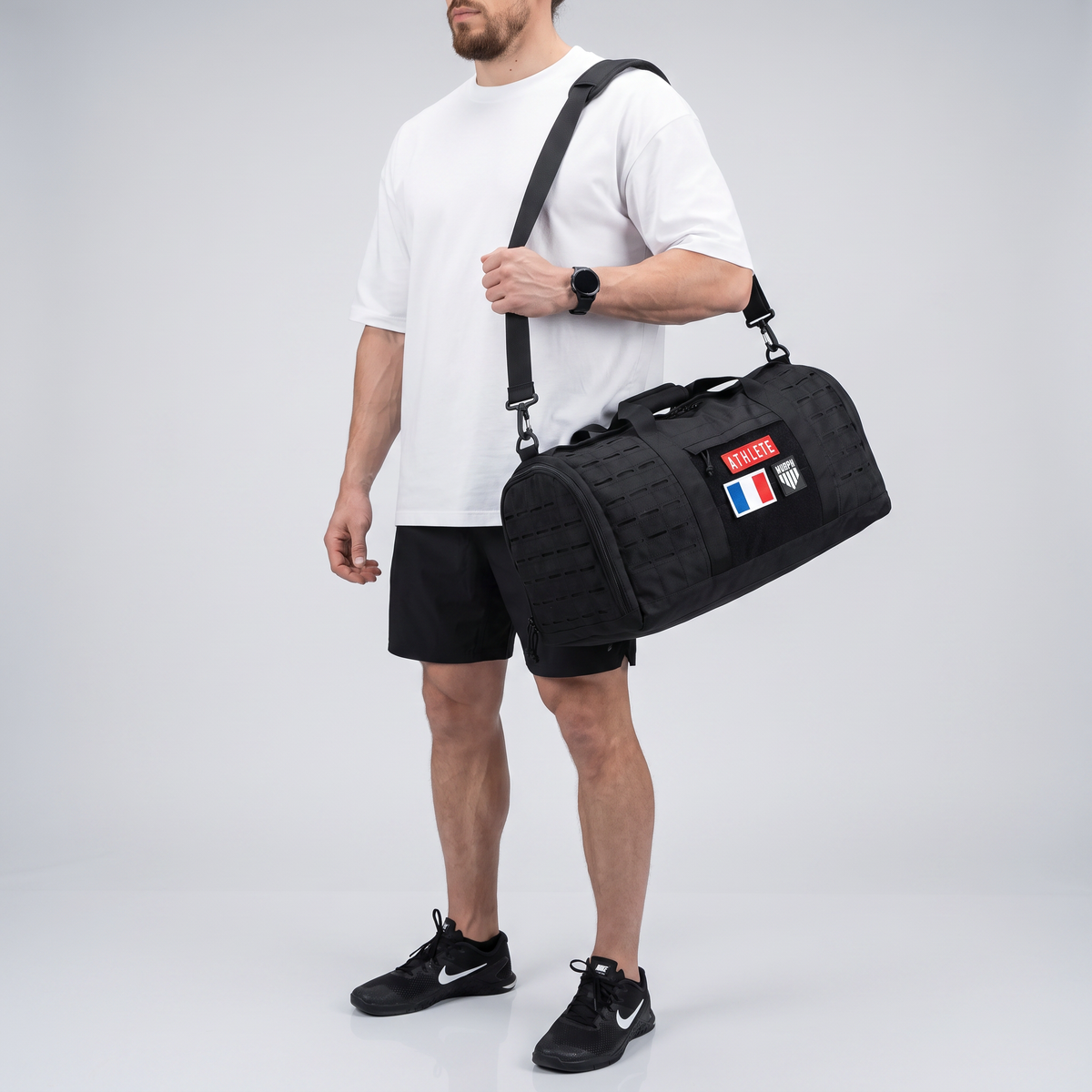 Sac Polochon Tactique 35L - Noir