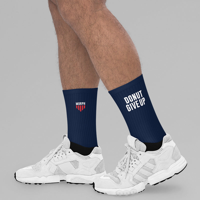 Calcetines Azul Marino - Donut Give Up