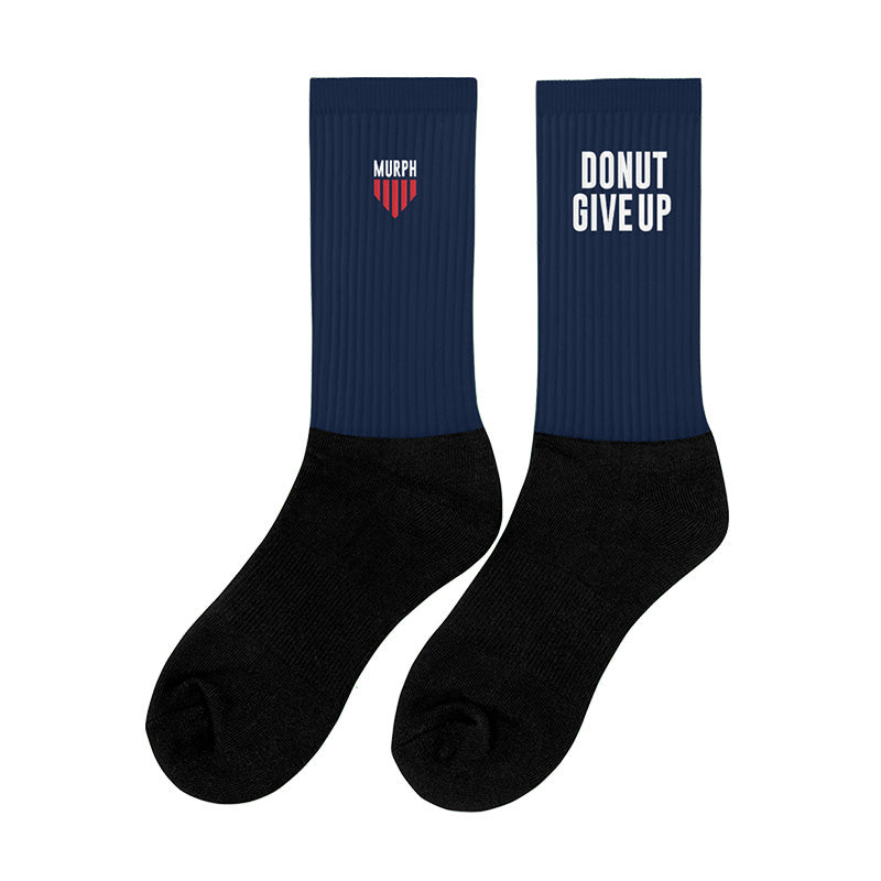 Calcetines Azul Marino - Donut Give Up